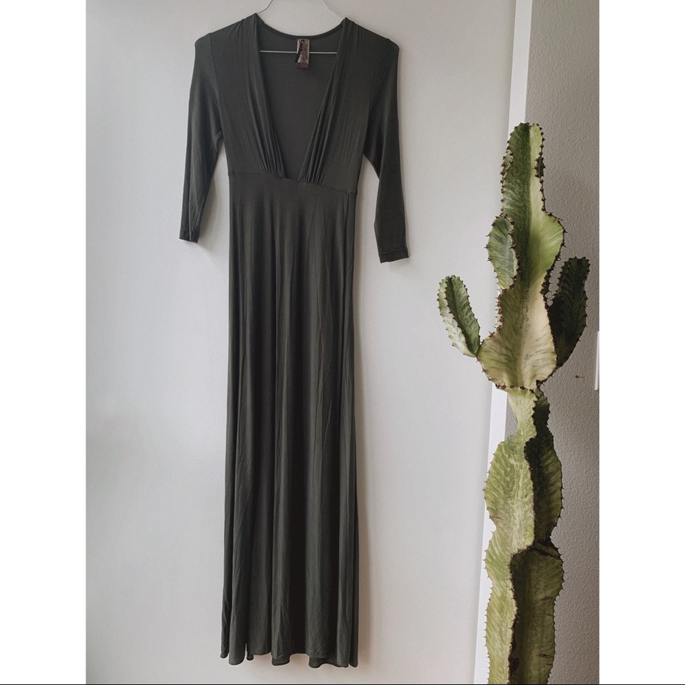 NWOT Free People Plunging Neckline Dress — Small